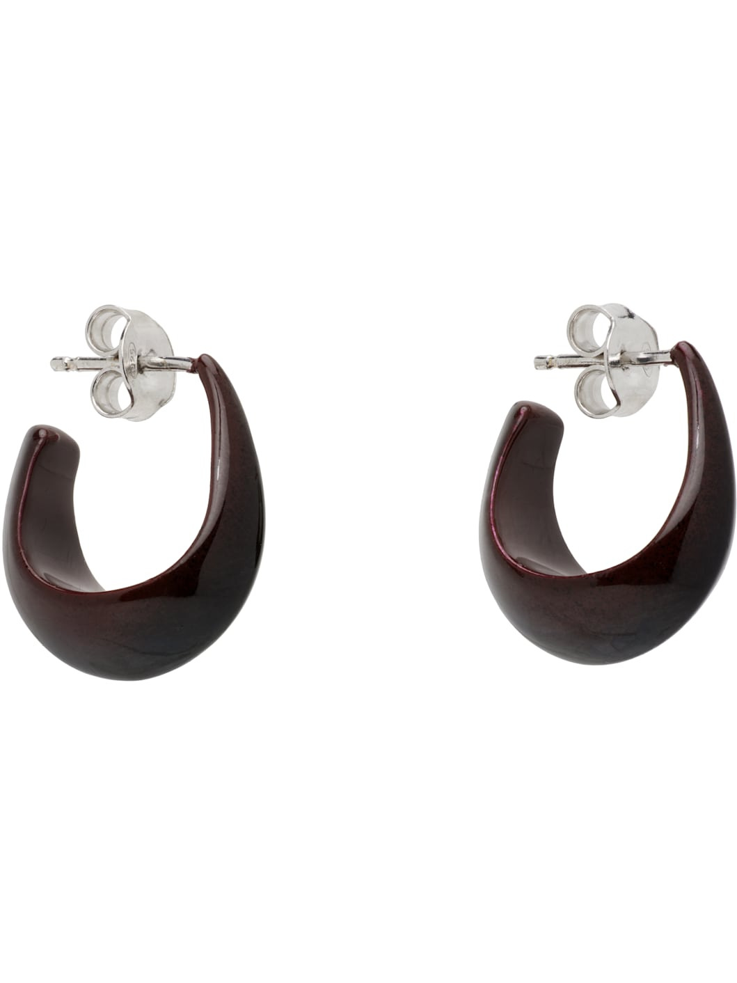 Curved Mini Drop Earrings - 2