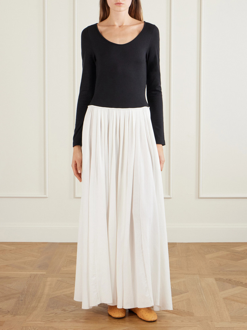 KHAITE Cotton-jersey Midi Dress outlook