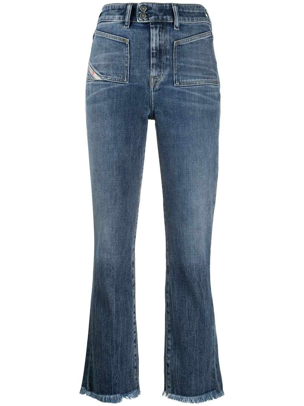 high rise flared jeans - 1