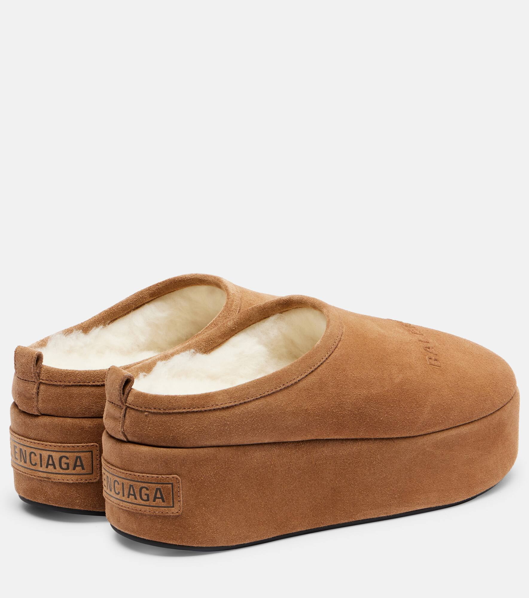 Alaska suede platform mules - 2