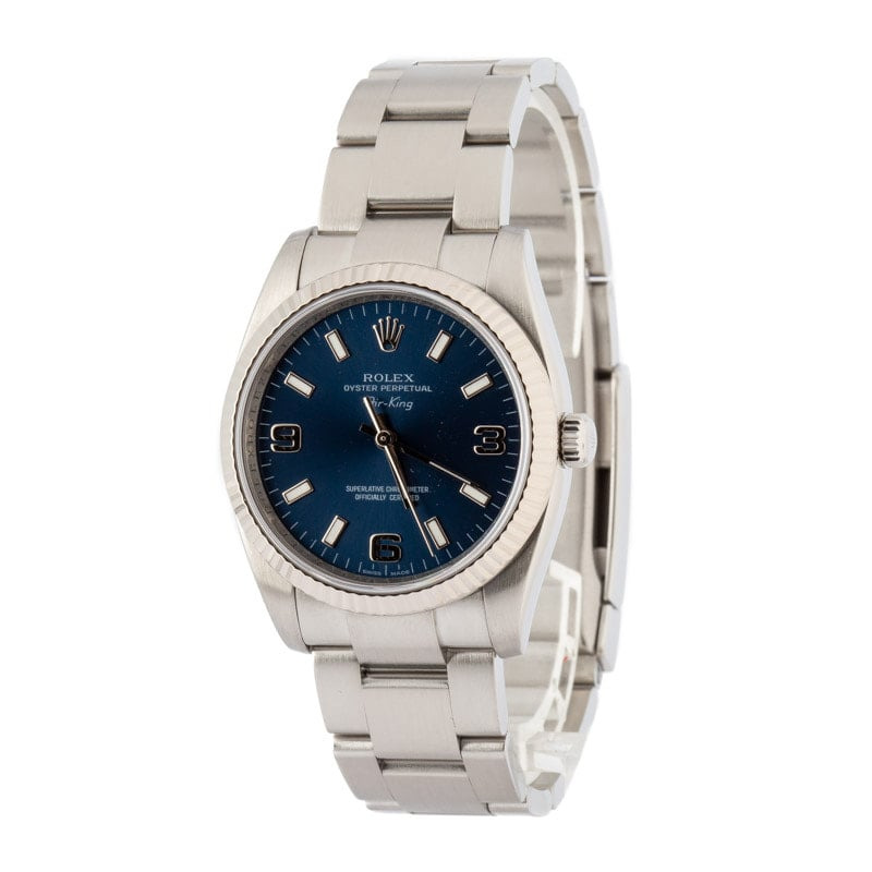 Rolex Air-King 114234 Blue Dial - 2