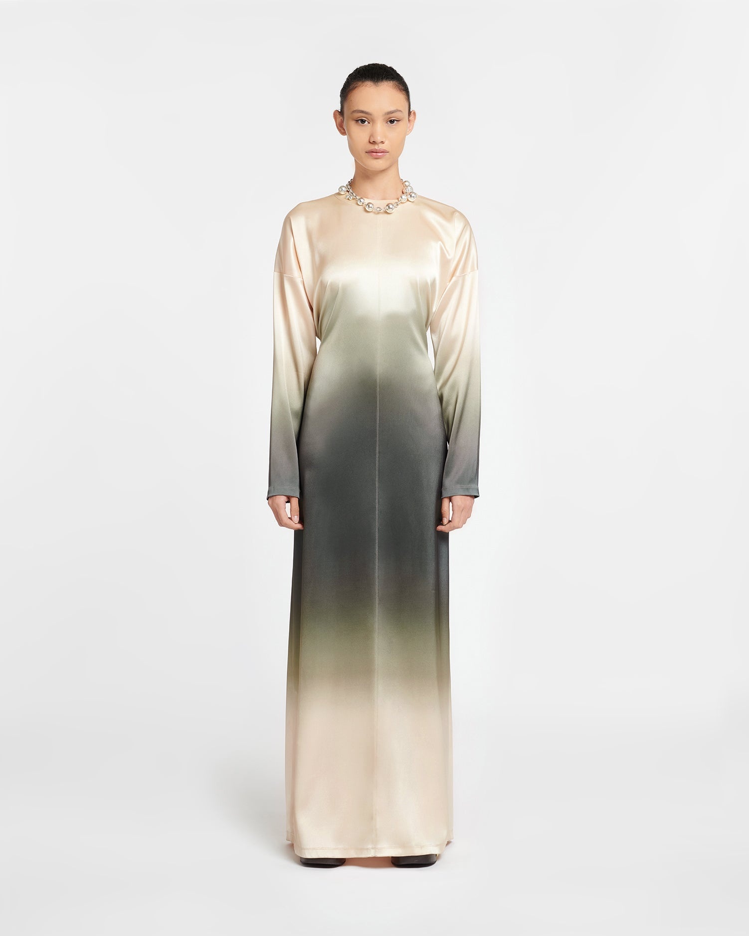 Slip Satin Maxi Dress - 1
