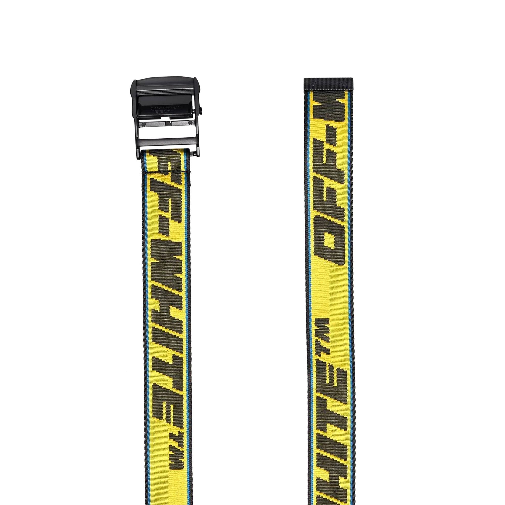 Off-White Tape Industrial Belt 'Yellow/Black' - 2
