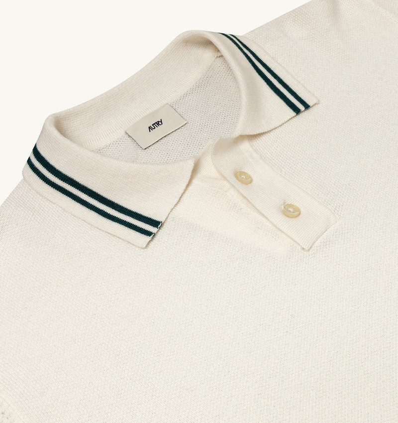 UNISEX KNIT WOOL POLO 5