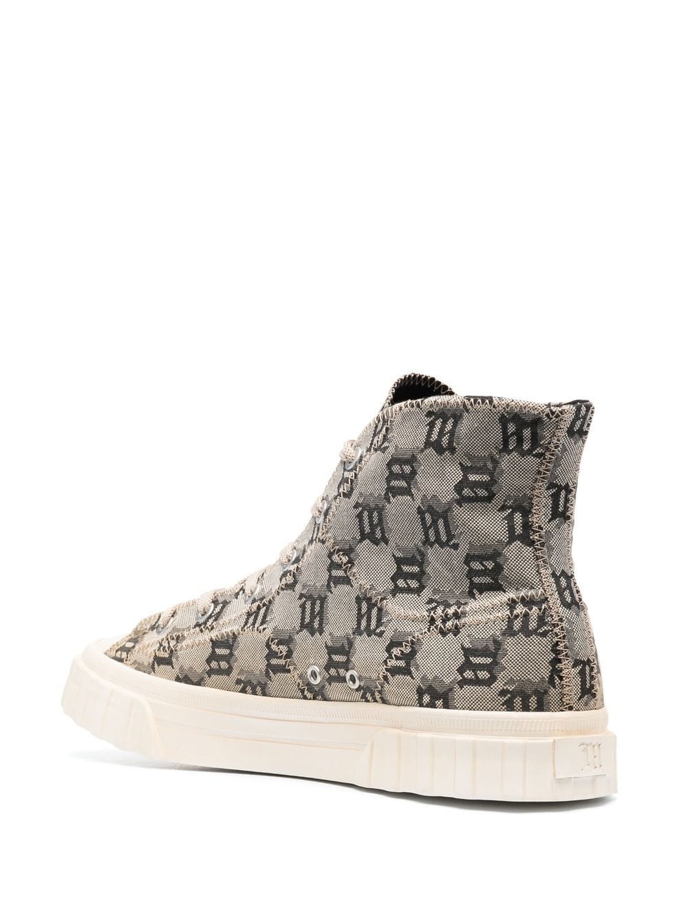 monogram high-top sneakers - 3