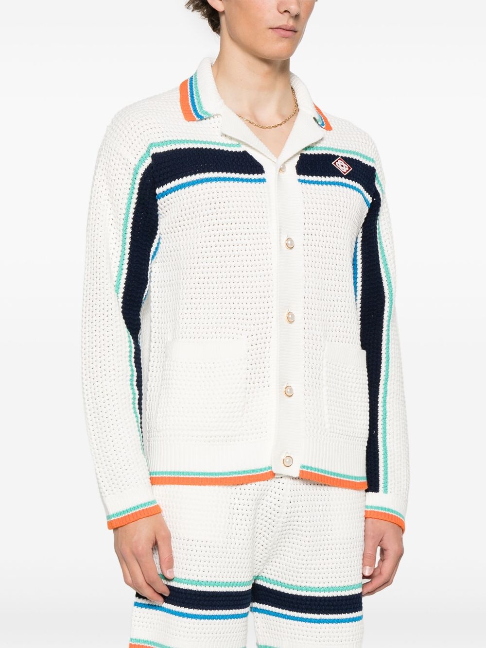 crochet tennis shacket - 3