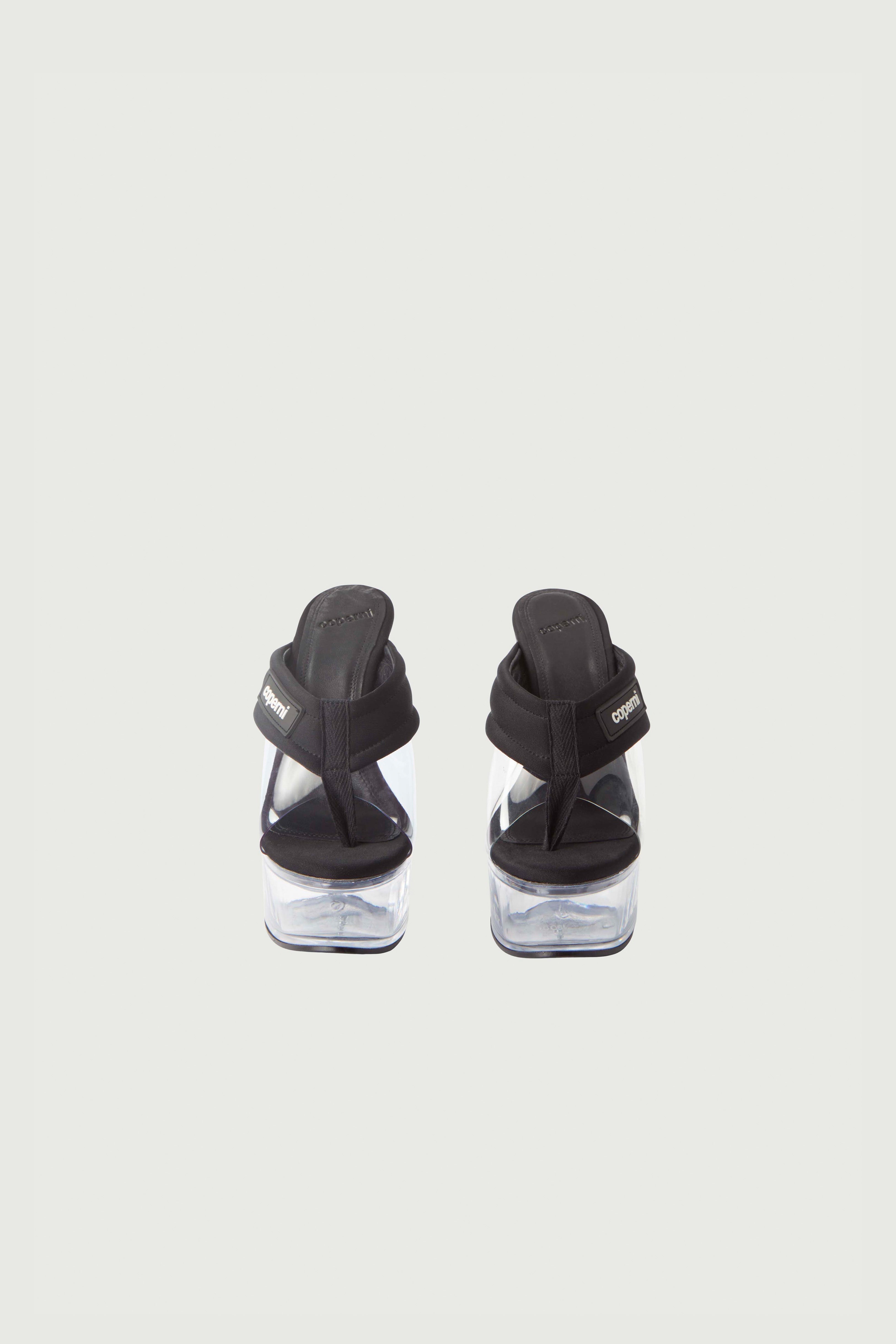 Clear Platform Sandal - 5
