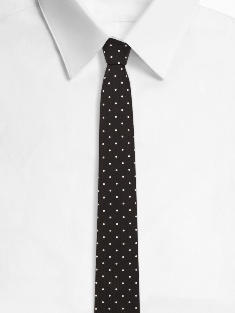 Dolce & Gabbana polka-dot print tie outlook