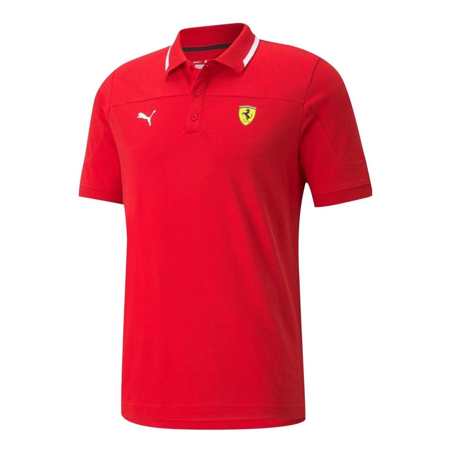 PUMA Scuderia Ferrari Race Men's Polo Shirt 'Red White Yellow' 531686-02 - 1