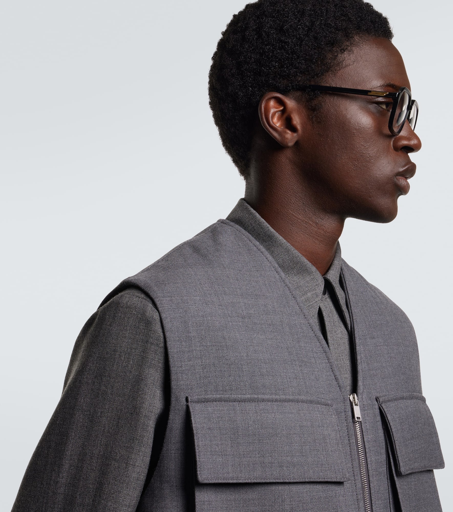 Oversized rectangular glasses - 2