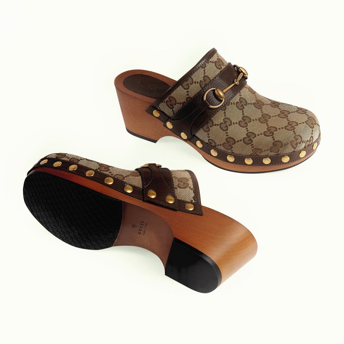 Gucci Horsebit GG Clogs - 3