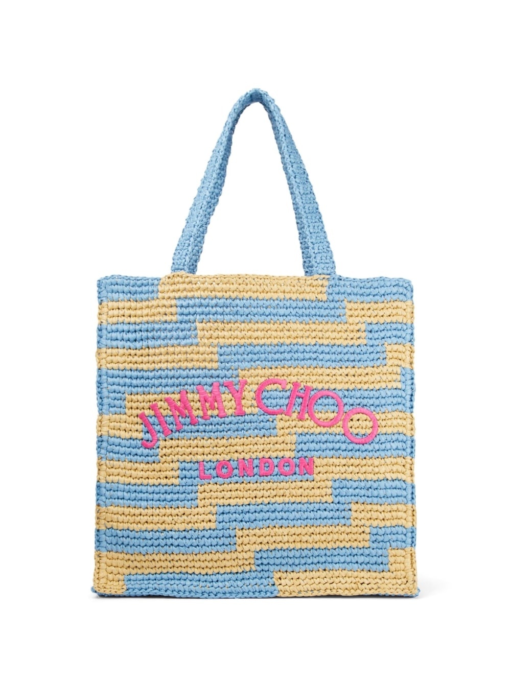 embroidered-logo tote bag - 1