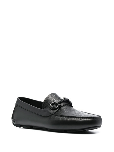 Salvatore Ferragamo Gancini-logo loafers outlook