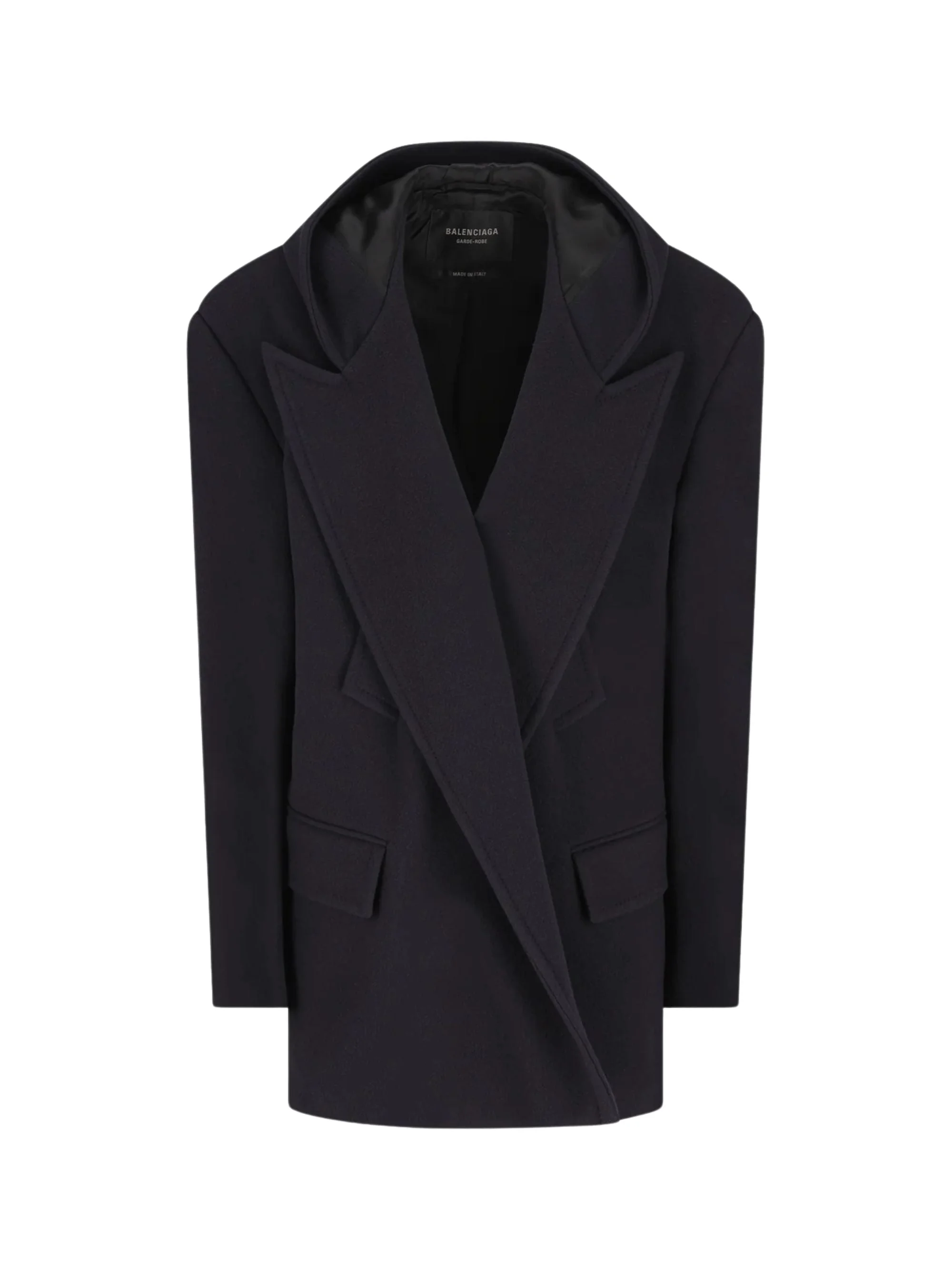 Balenciaga Men Short Coat With Hood - 1