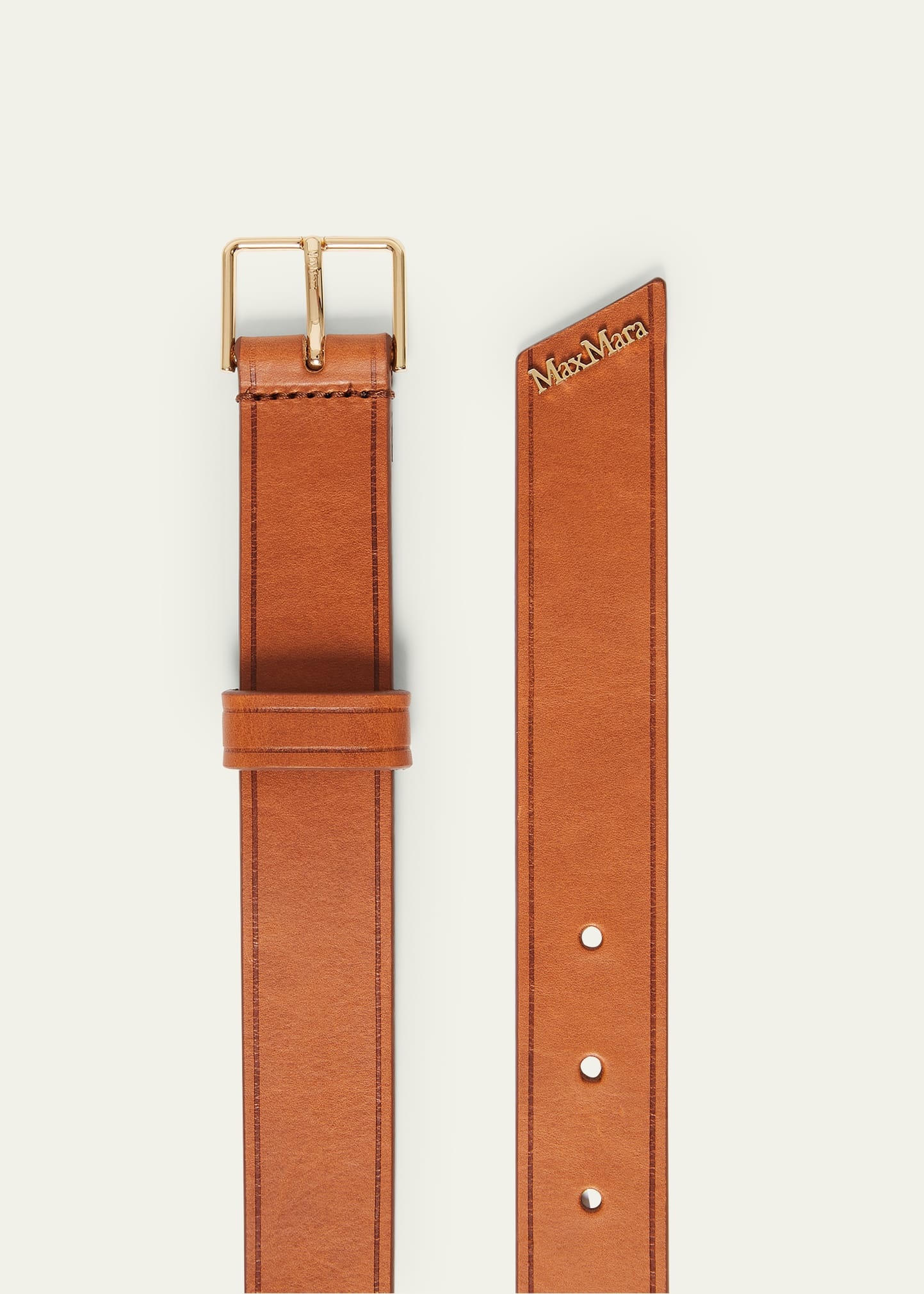 Wavenlea Leather Belt - 2