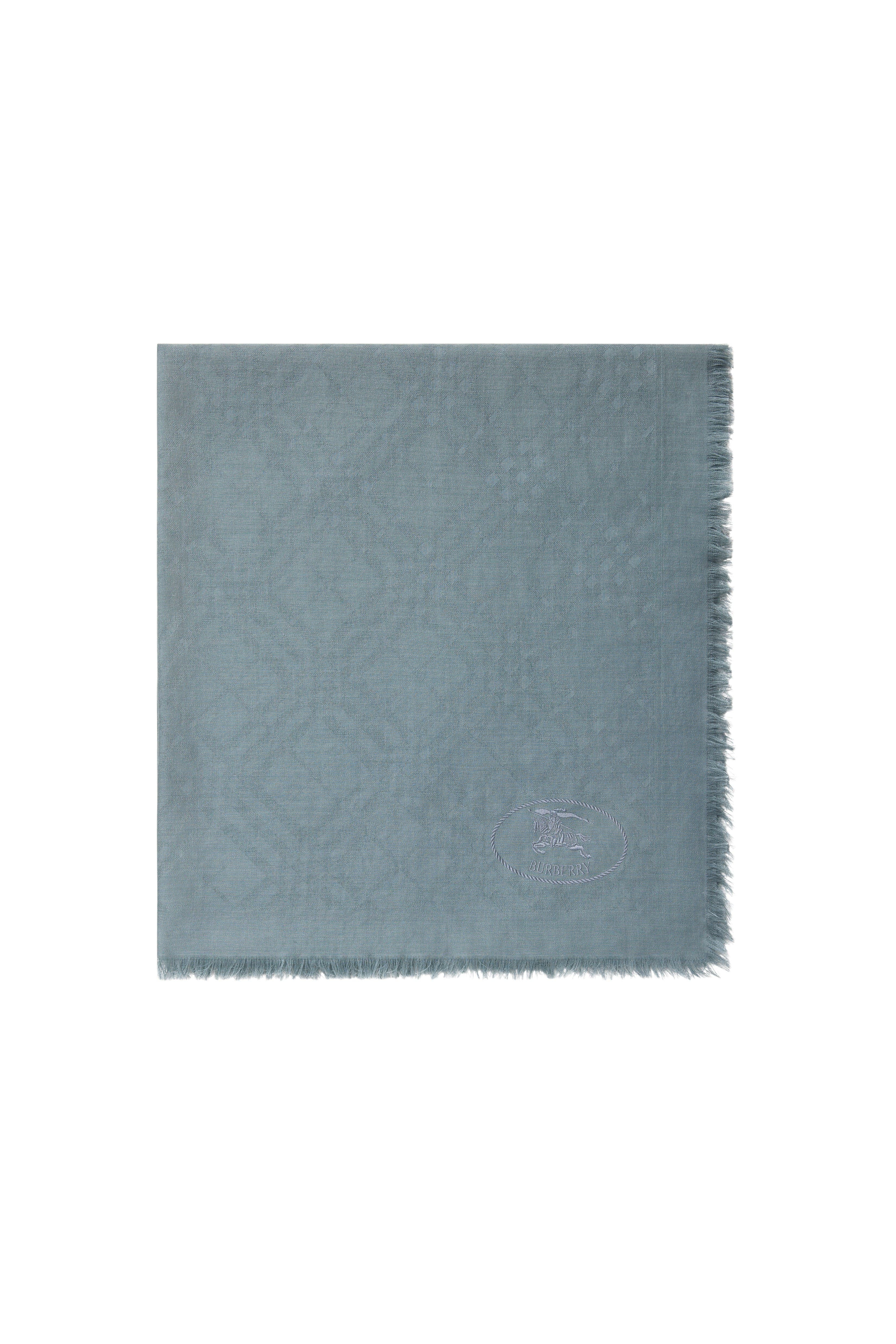 burberry Wide Check Wool Silk Scarf in Index at Nordstrom - 6