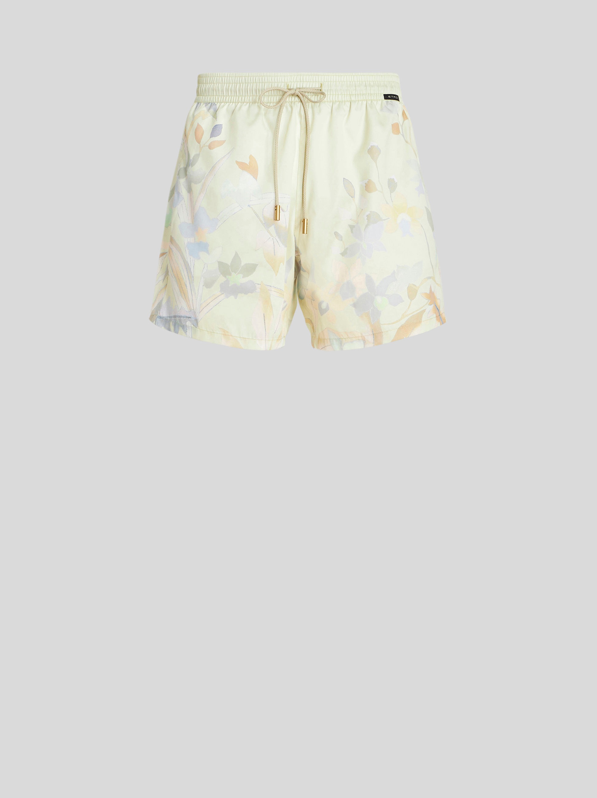 COSTUME WITH LEAFY FLORAL PRINT - 1