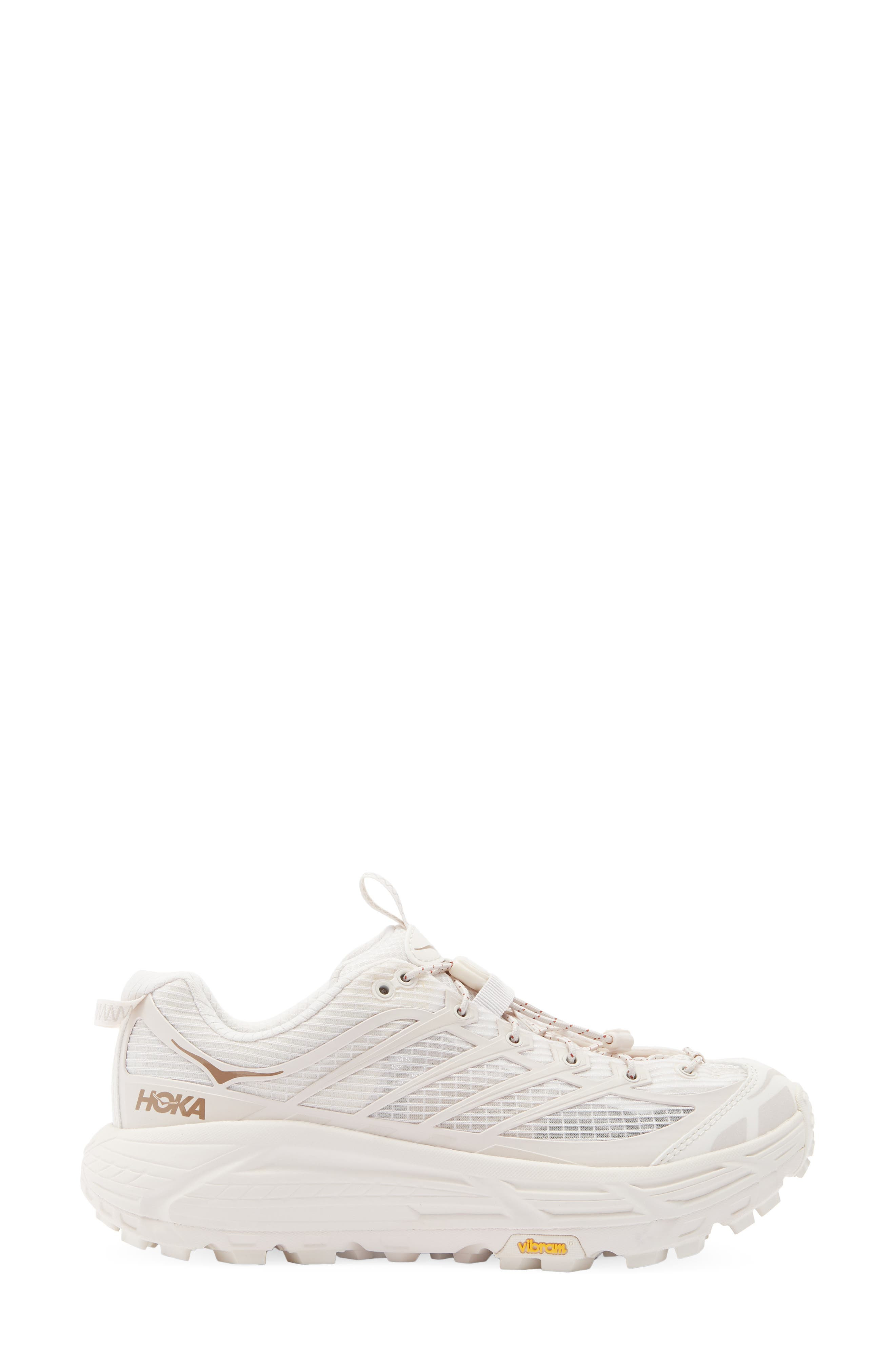 HOKA Gender Inclusive Mafate Three2 Grid Sneaker in Rose Cream /Stucco at Nordstrom - 3