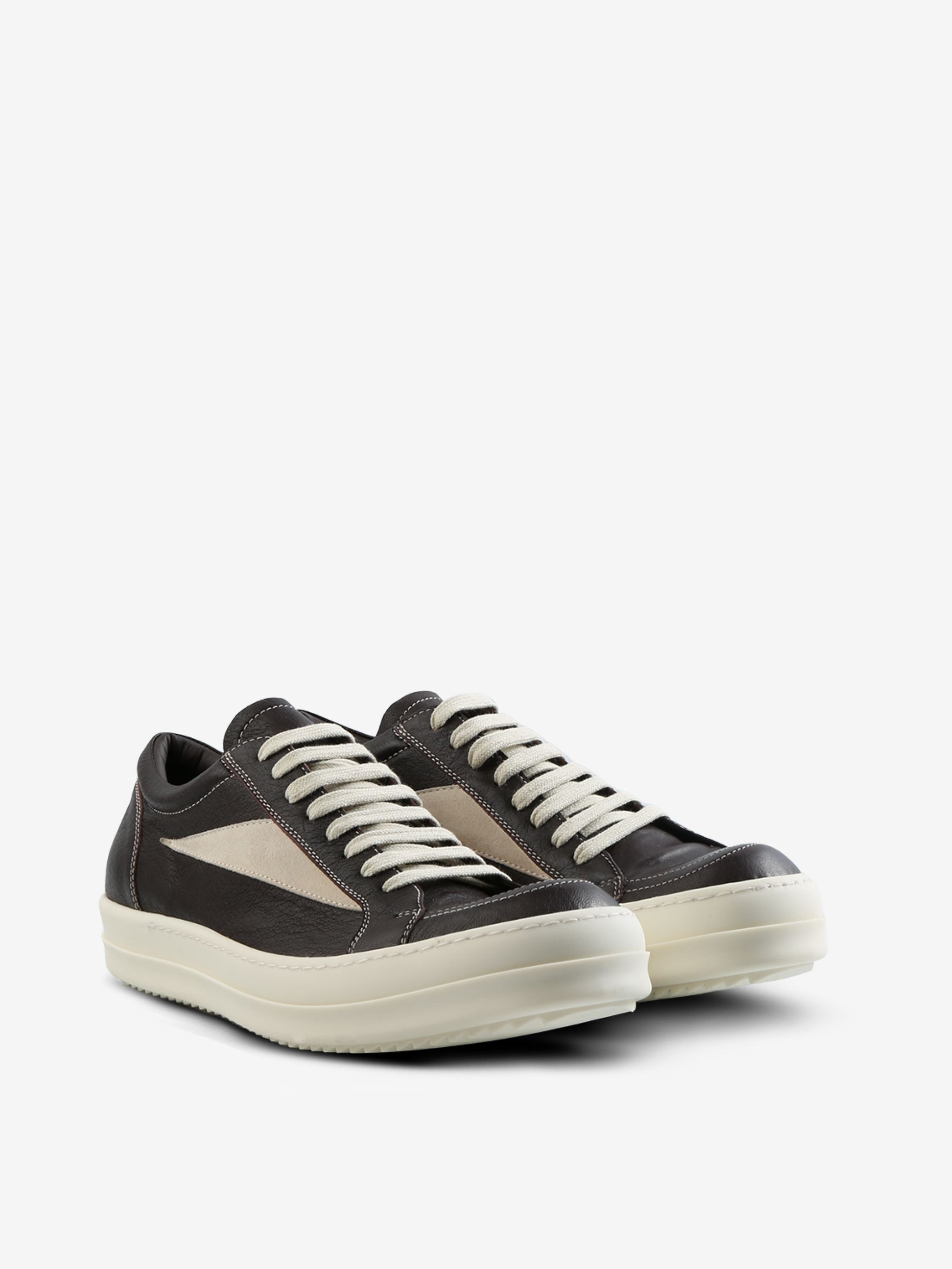 RICK OWENS - Men Scarpe In Pelle Vintage Sneaks - 2