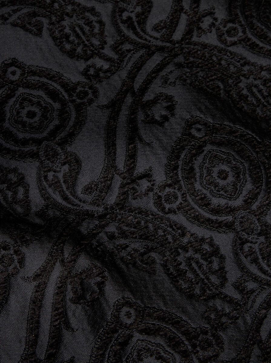 CHENILLE JACQUARD COAT WITH BELT - 7