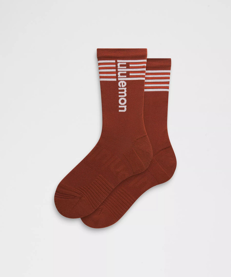 Unisex Power Stride Crew Socks *Stripe 1