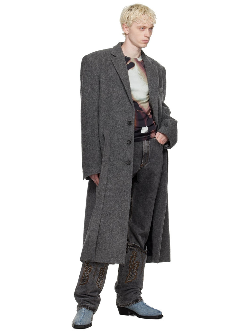 Y/Project Black Mini Cowboy Jeans outlook