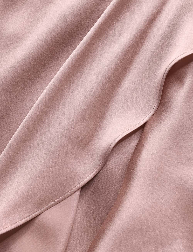 SILK WRAP MINI DRESS 6