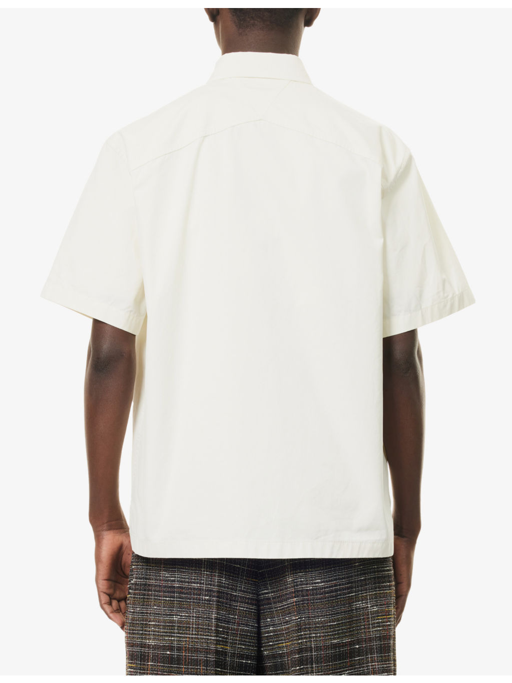 Spread-Collar Cotton Shirt - 4