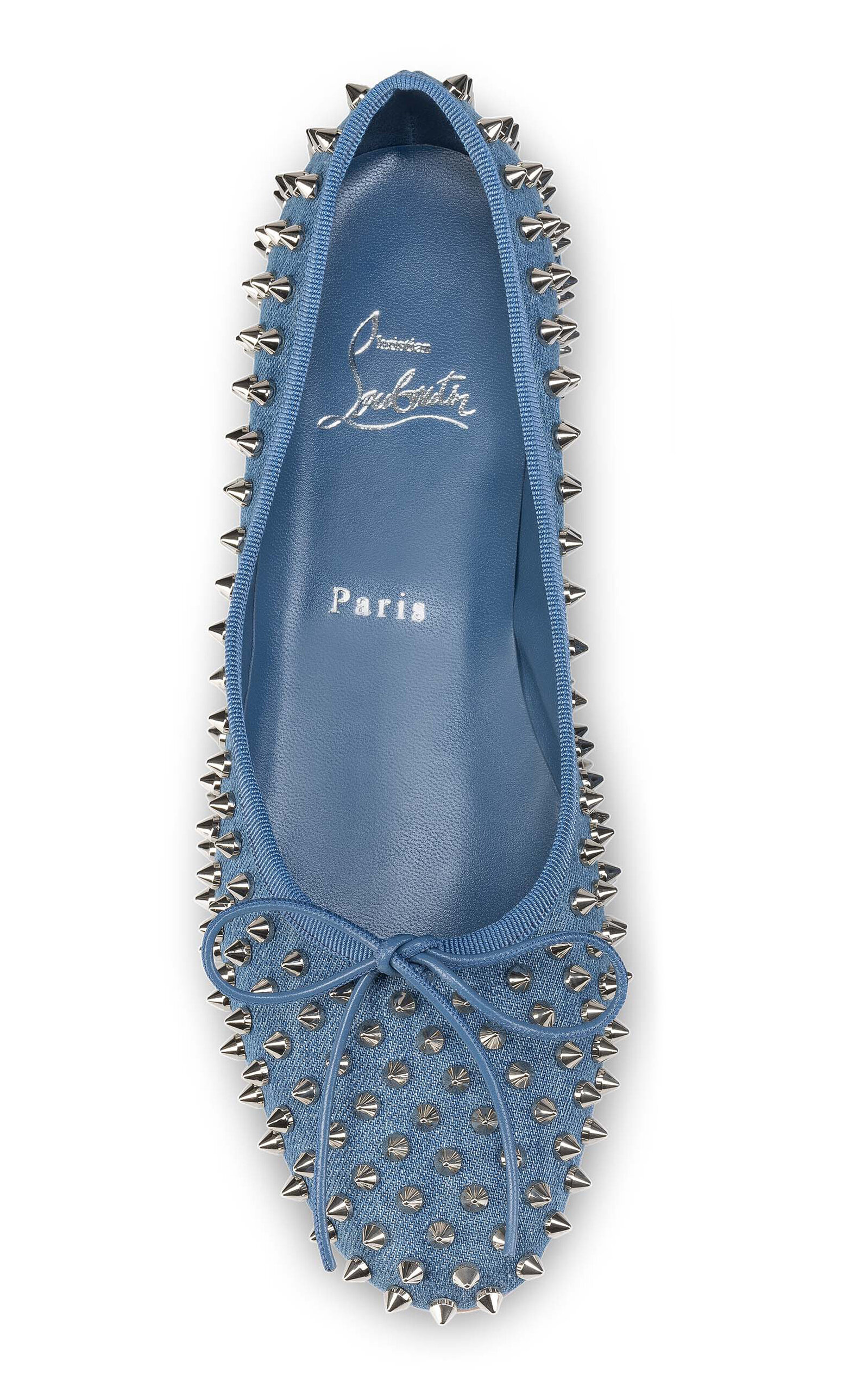 Sweetie Jane Studded Denim Flats blue - 5