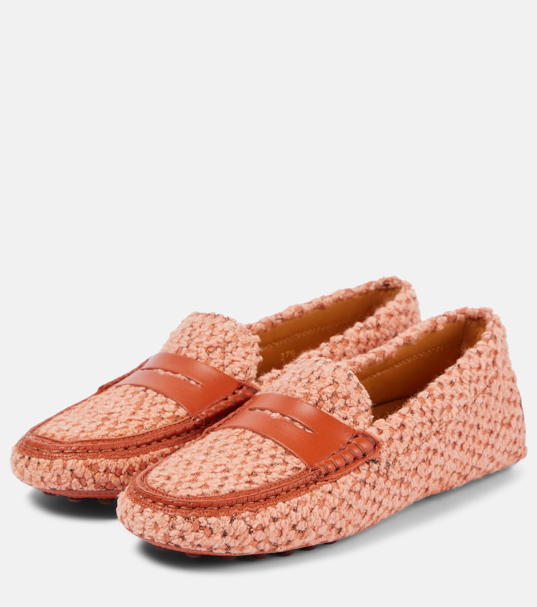 Gommino bouclé driving shoes - 4