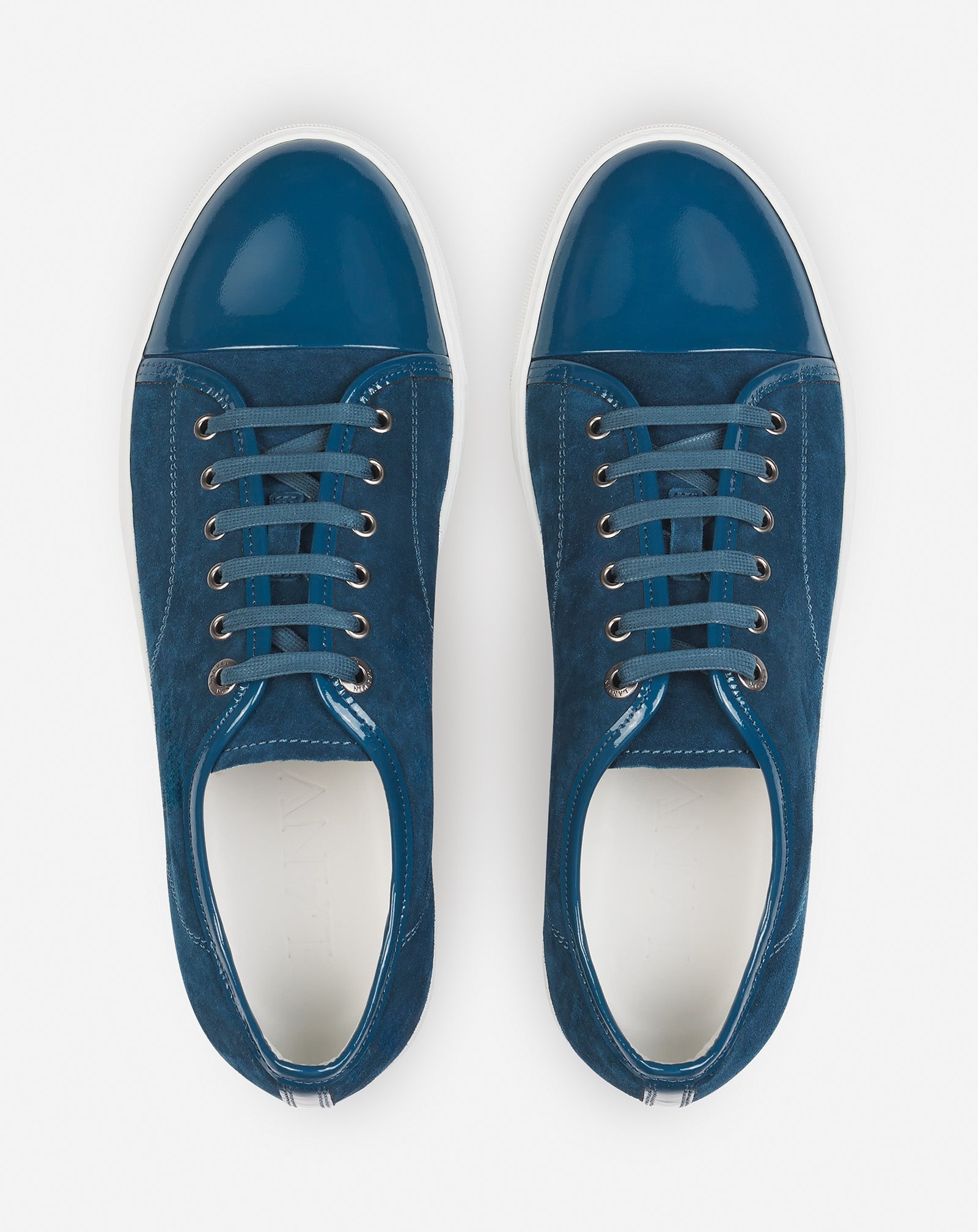 DBB1 SNEAKERS IN SUEDE AND PATENT LEATHER - 3