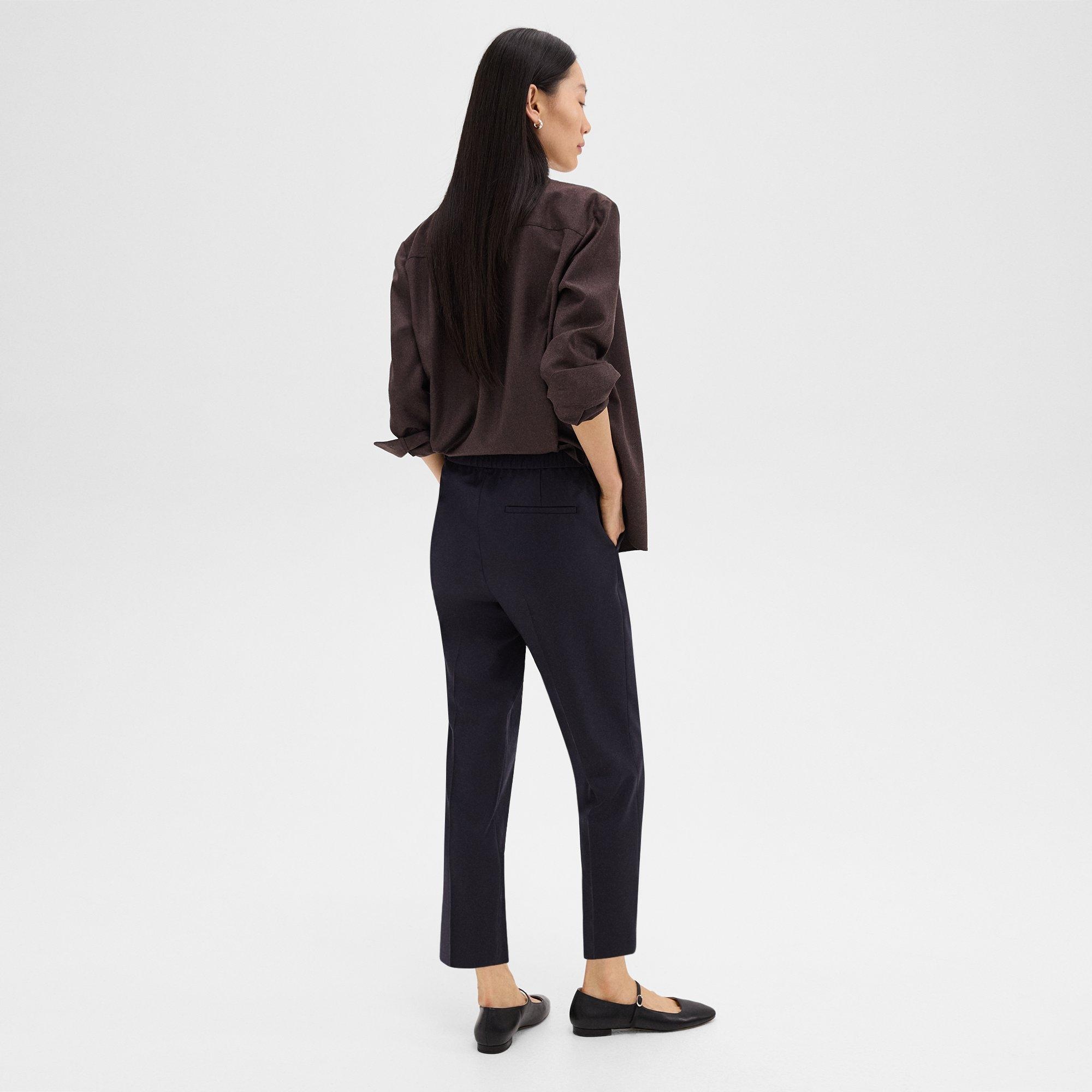 Treeca Pull-On Pant in Sleek Flannel - 4