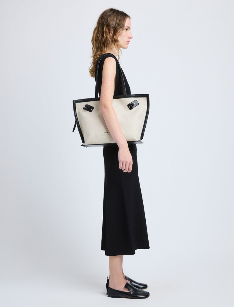 Proenza Schouler Days Tote in Natural Linen outlook