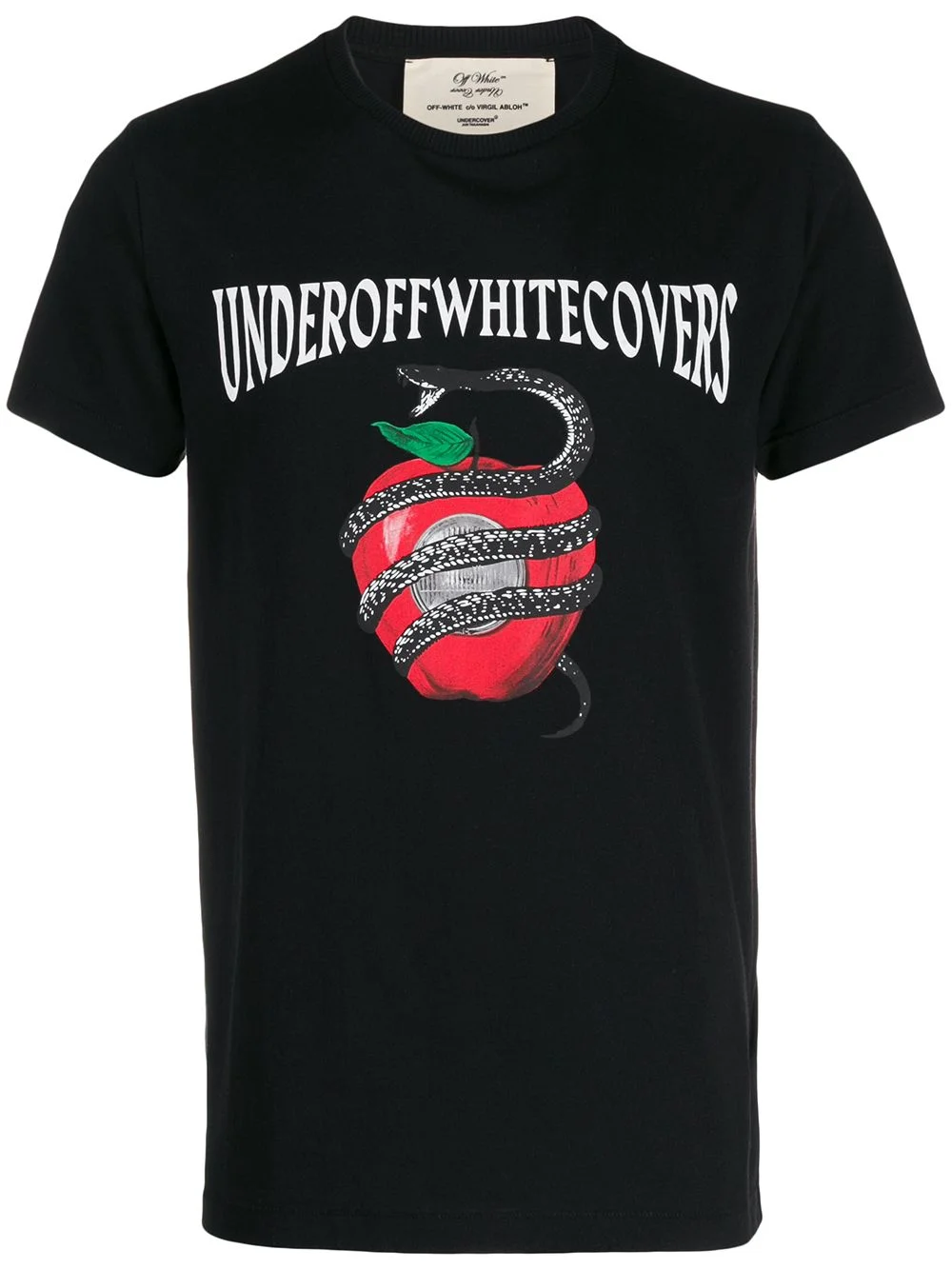 Apple Snake print T-shirt - 1
