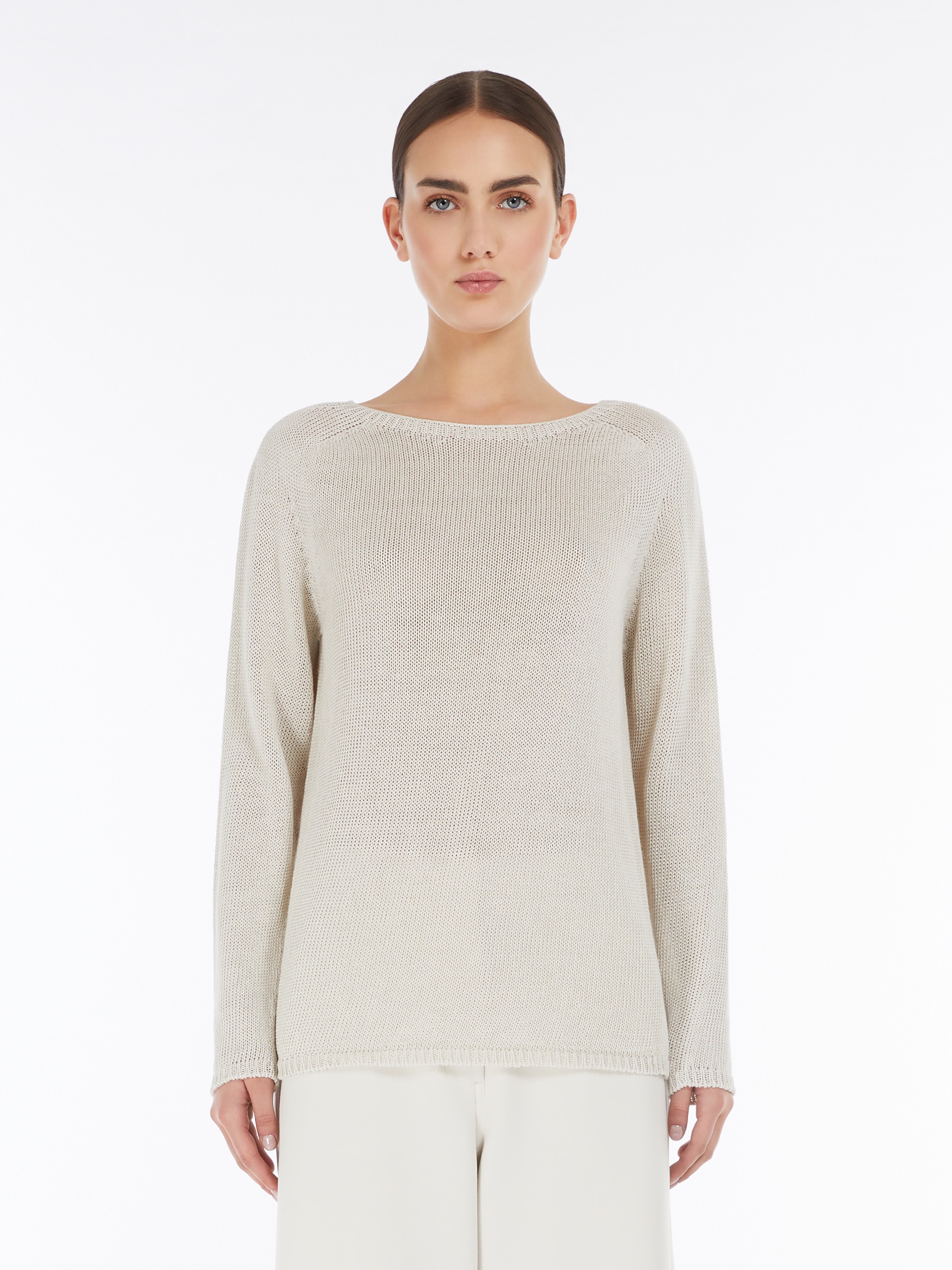 GIOLINO Long-sleeved linen sweater - 3