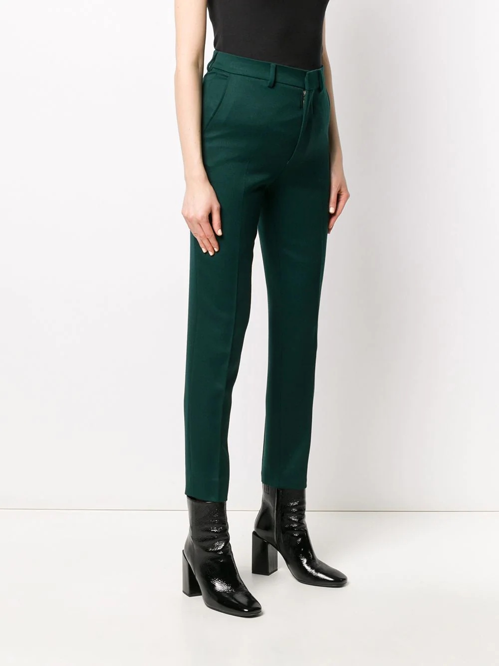 slim-fit tailored trousers - 3