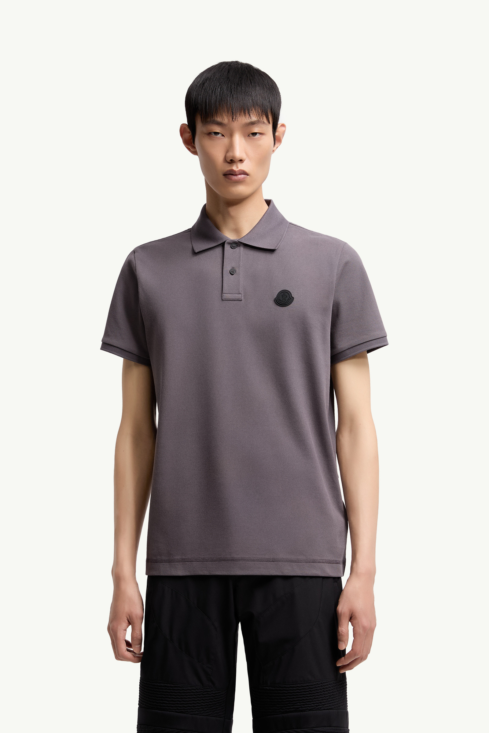 Logo Patch Cotton Piquet Polo Shirt - 3