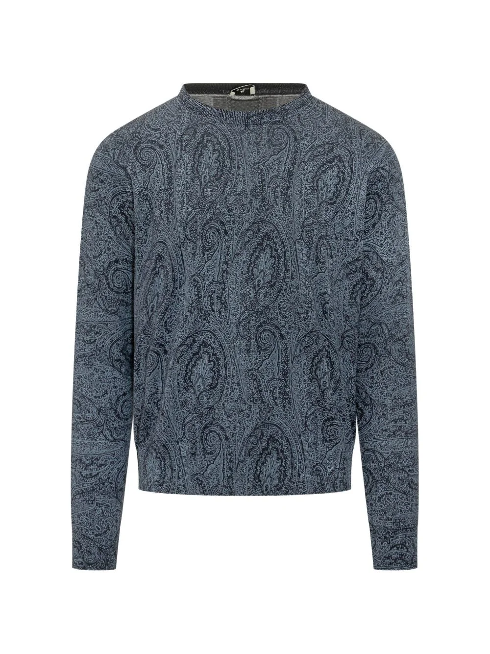paisley crew-neck sweater - 1