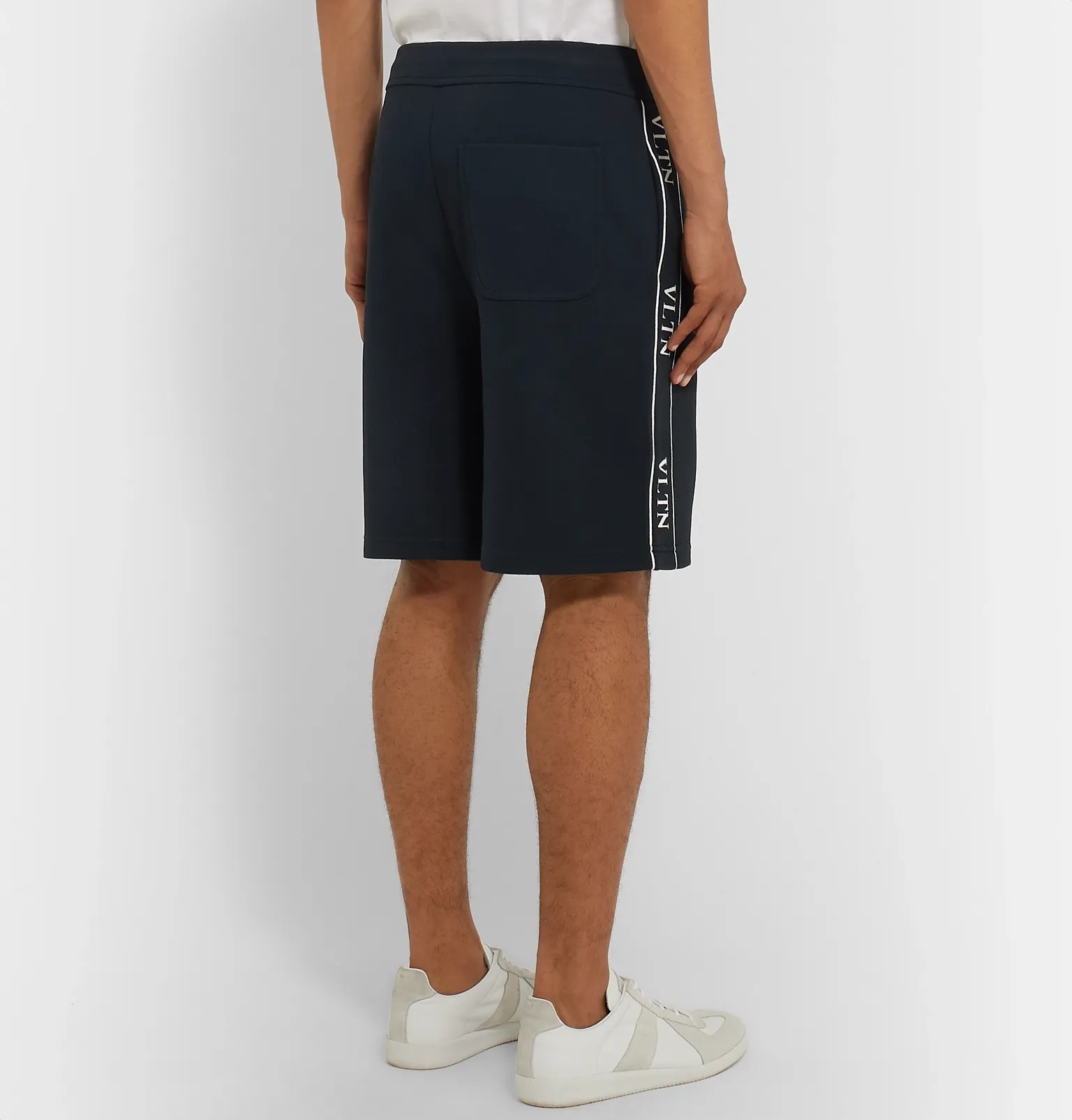 Logo-Jacquard Stretch-Knit Shorts - 5