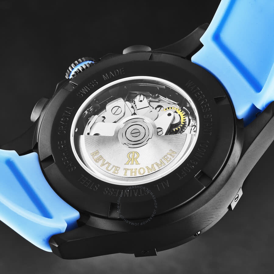 Revue Thommen - Revue Thommen Air speed Chronograph Black Dial Men's Watch 16071.6775 - 7
