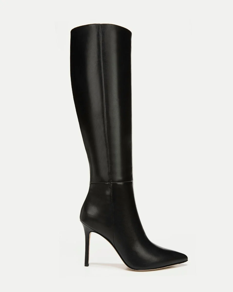 LISA LEATHER TALL BOOT | WIDE-CALF - 1