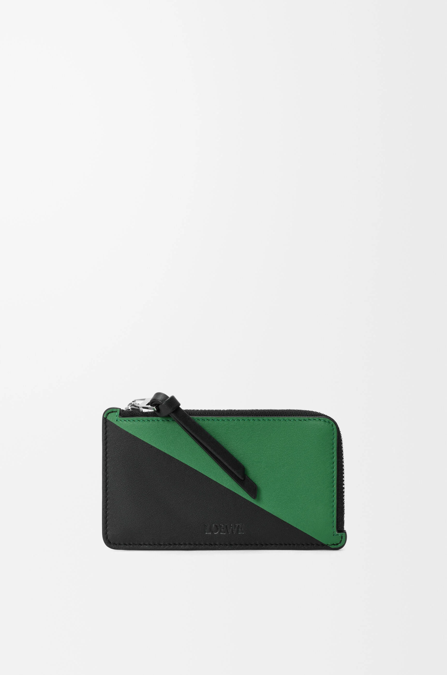 Flag coin cardholder in classic calfskin - 1