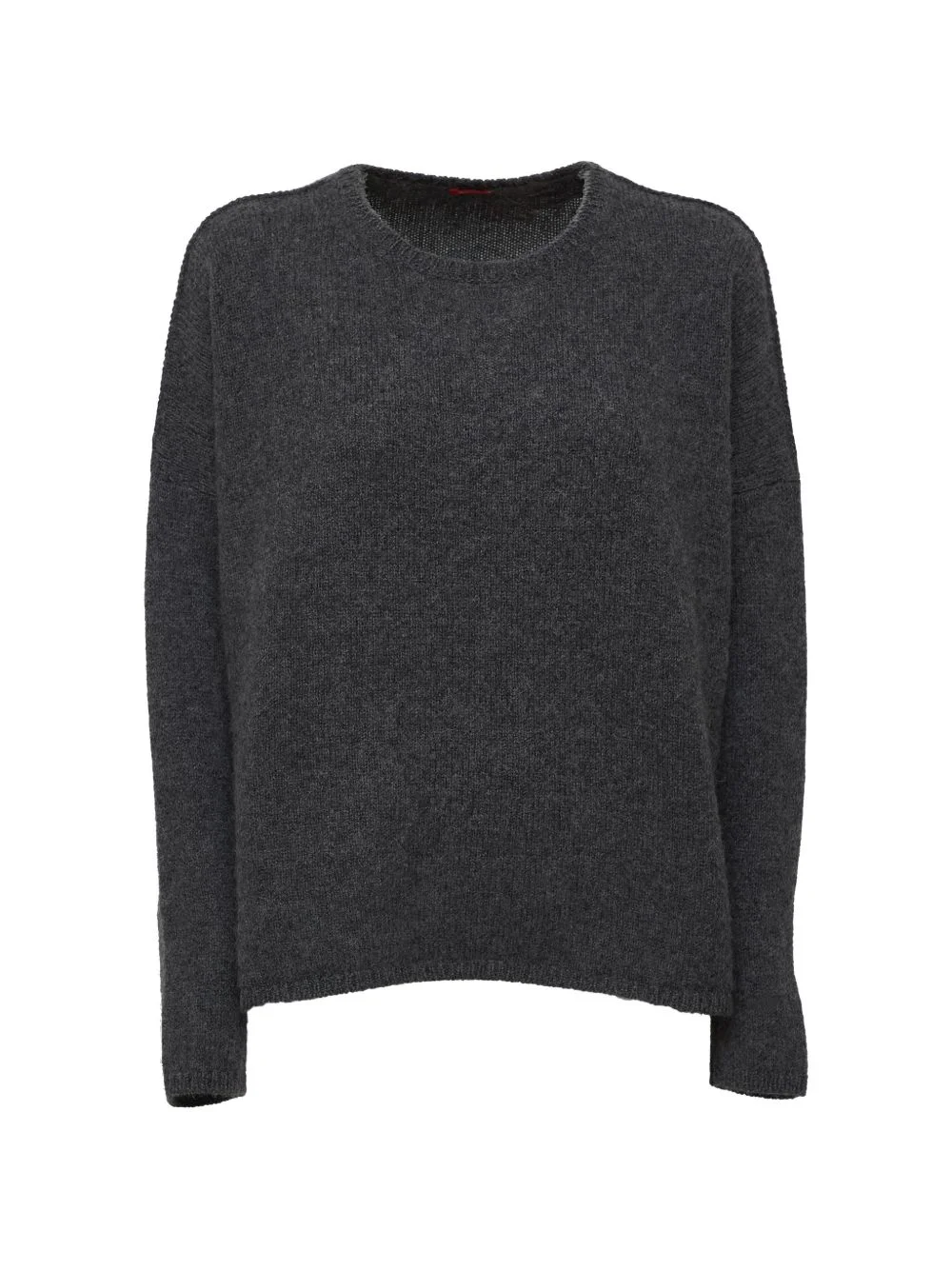 crew-neck drop-shoulder sweater - 1