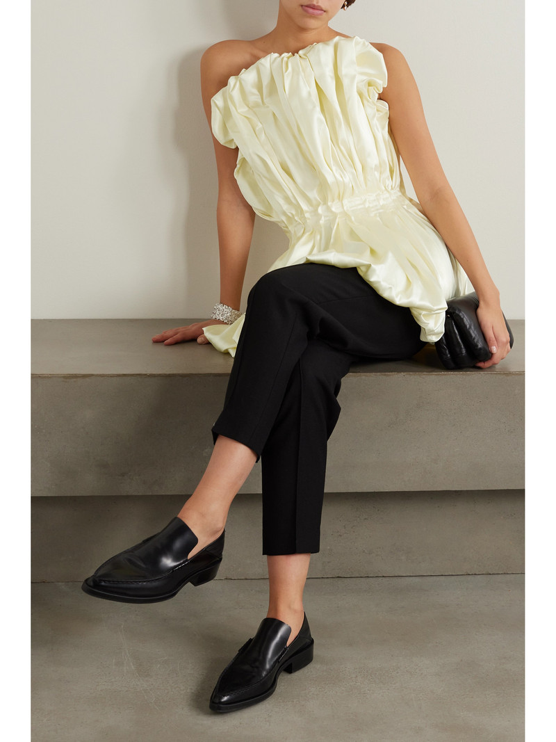 TOVE Raynara Strapless Gathered Satin Top outlook