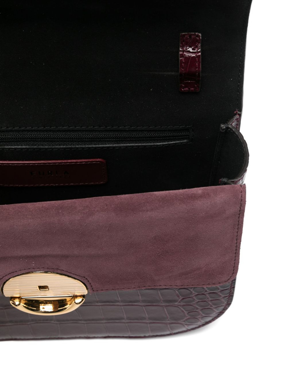 Sfera crocodile-effect shoulder bag - 5