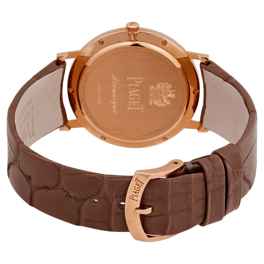 Piaget Altiplano White Dial 18K Rose Gold Diamond Ladies Watch GOA39107 - 3
