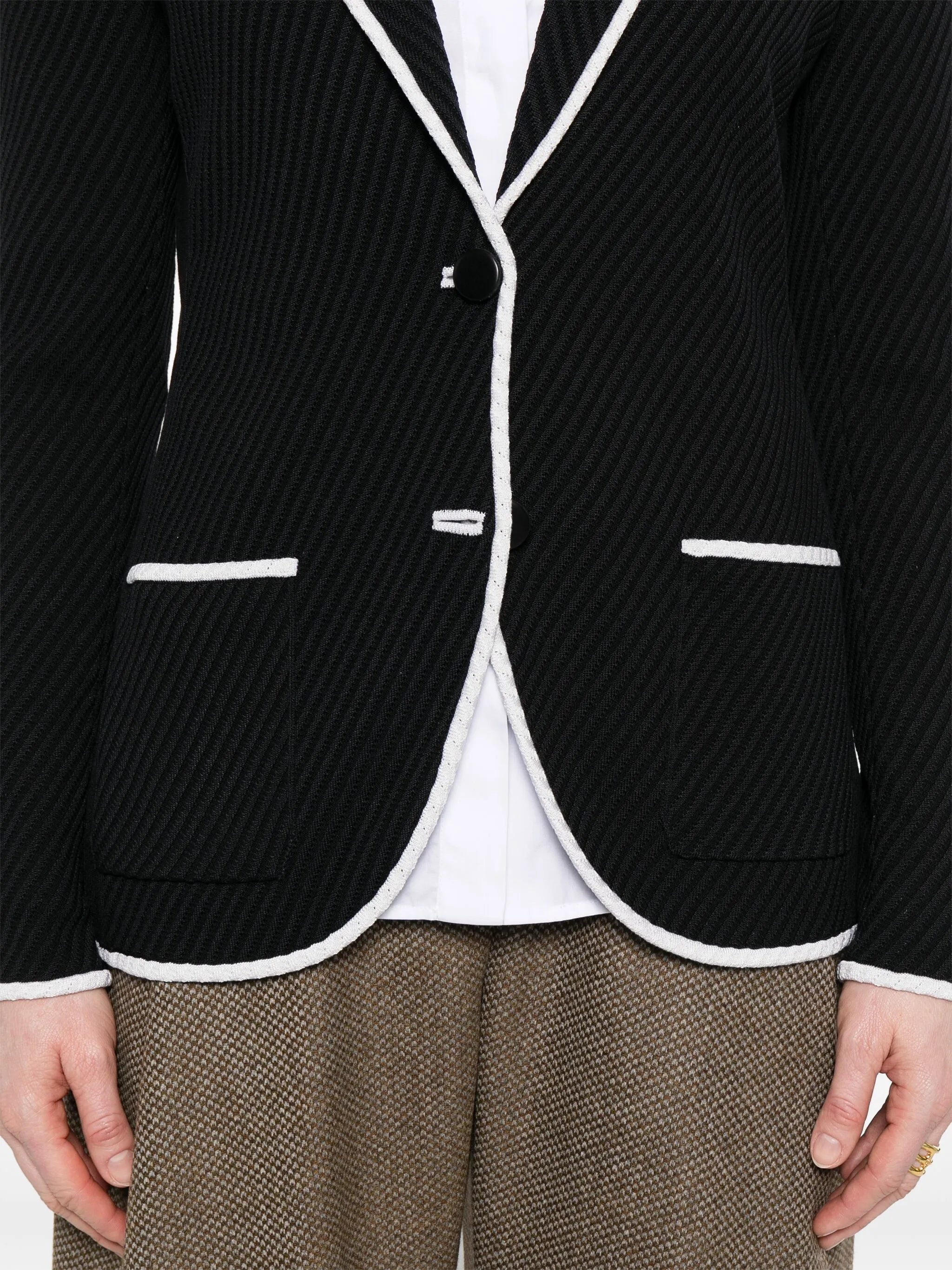 Giorgio Armani Single-breasted Blazer - 3