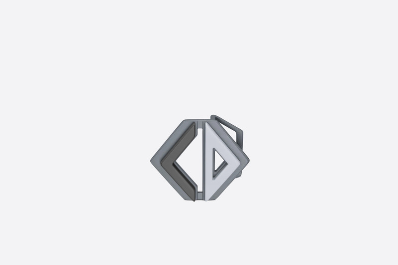 'CD Diamond' Belt Buckle 4