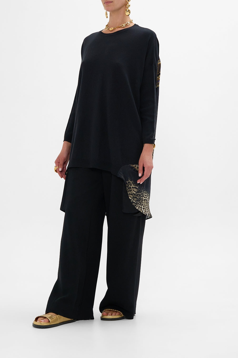 LONG SLEEVE JUMPER WITH PRINT BACK - 4