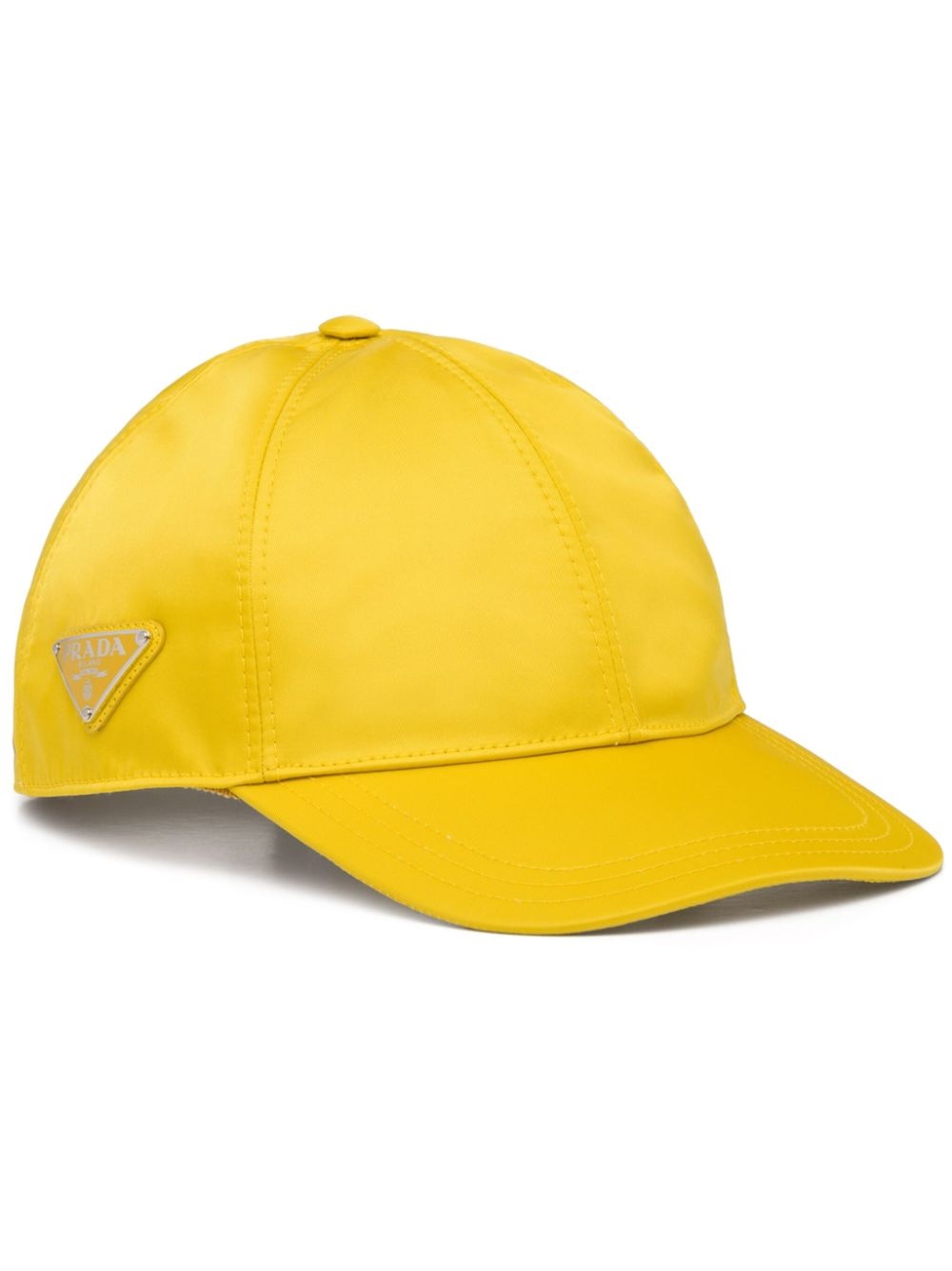 triangle-logo twill baseball cap - 1